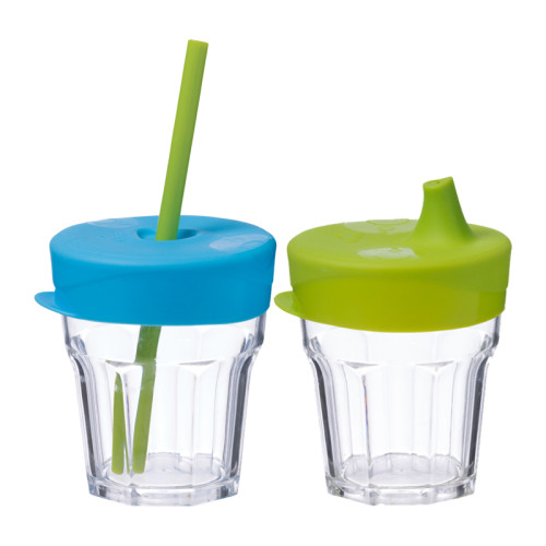 B.box Silicone lids Travel Pack (1 Spout Lid + 1 Straw Lid + 1 Straw)